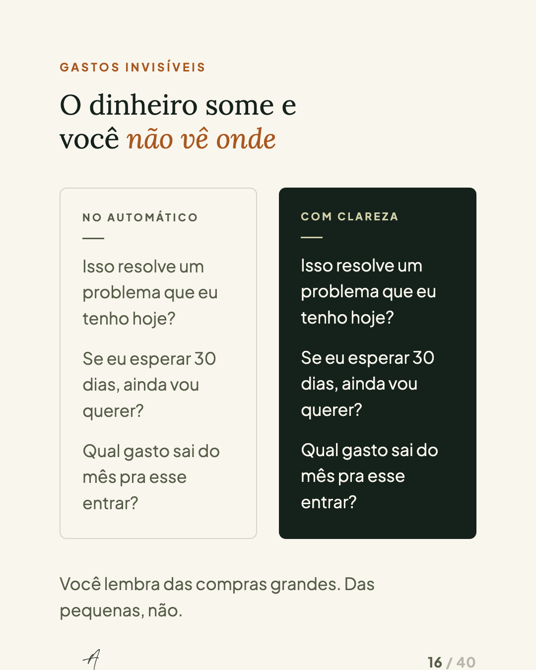 Modelo C3, Comparação em duas colunas